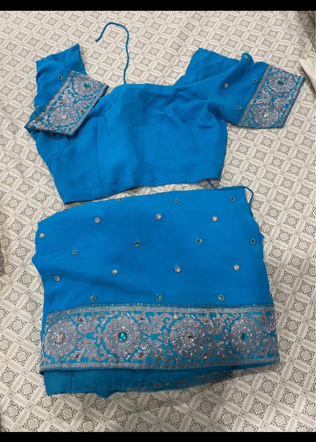 Two Beautiful Embroidered Sarees - photo 2