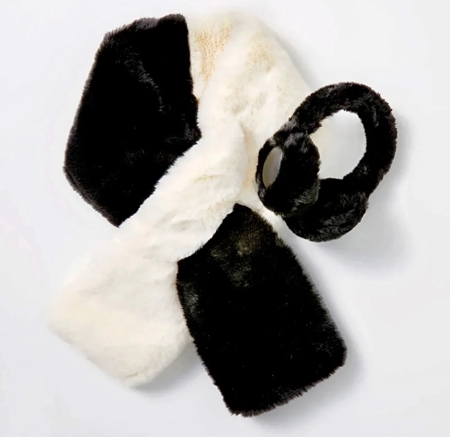 🍓NEW SET! REG $177 Fur Scarf Stole & Earmuff image indicator(2)