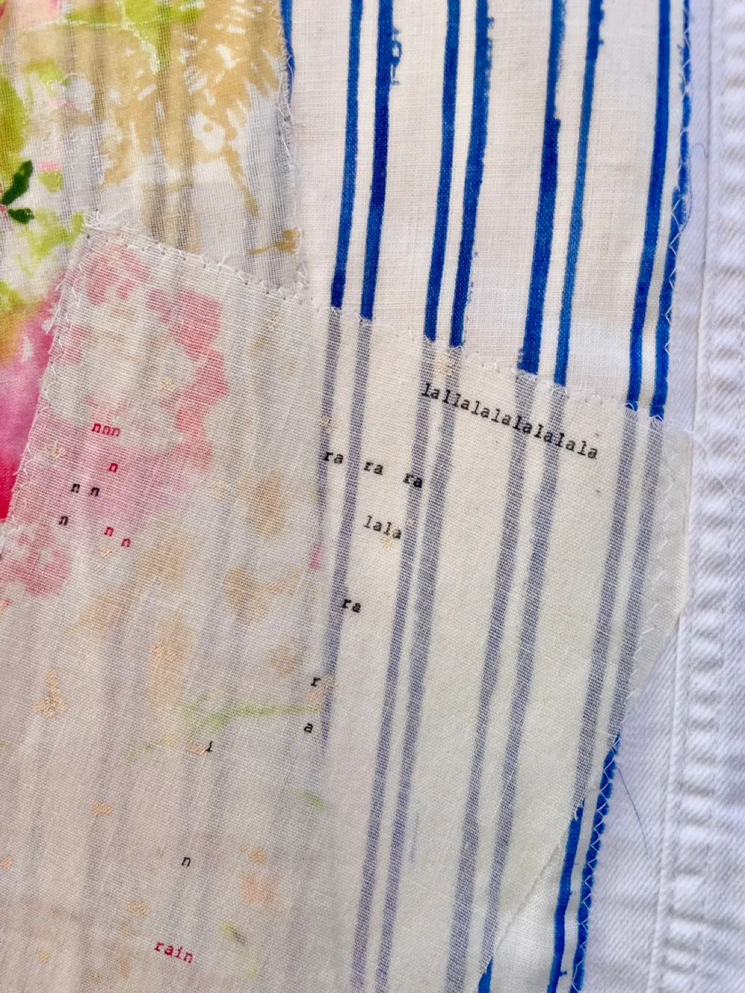 Upcycled Kensie White Denim Jean Jacket image indicator(5)