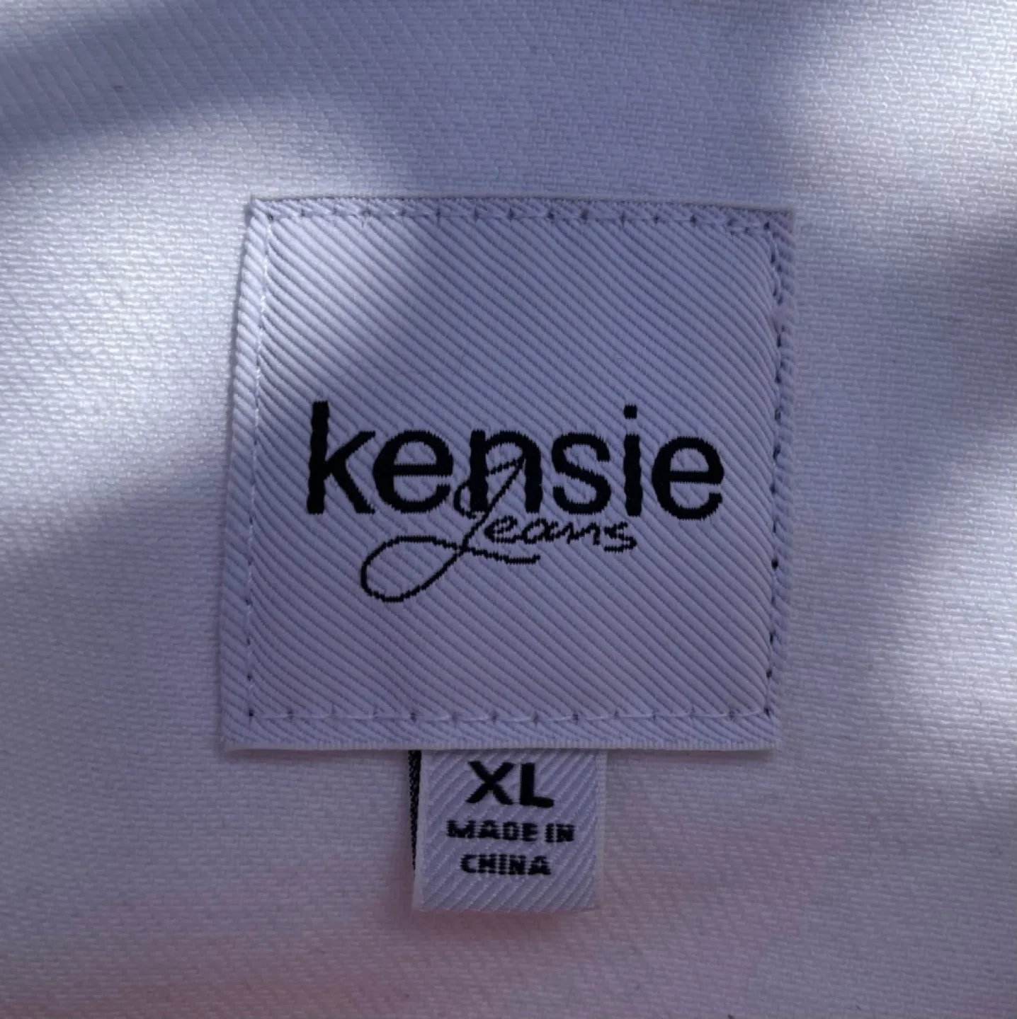 Upcycled Kensie White Denim Jean Jacket image indicator(6)