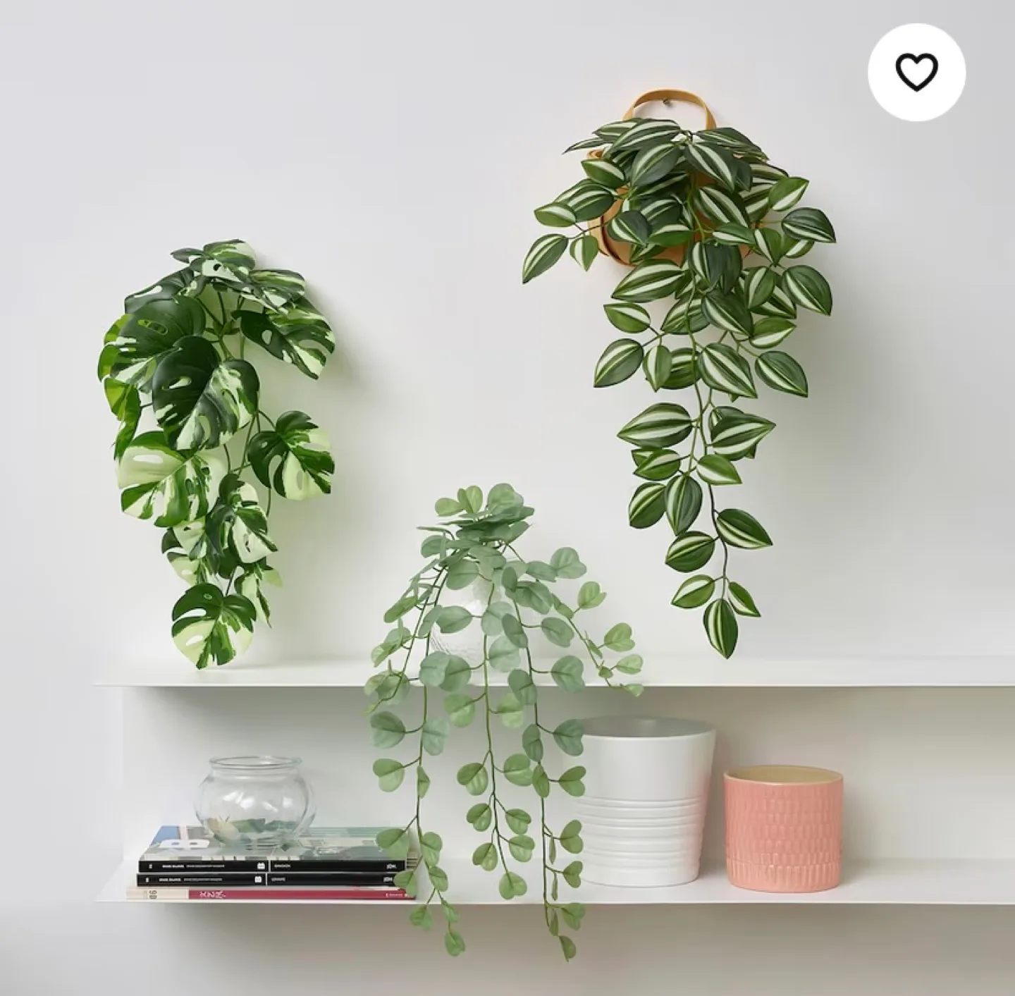 IKEA FEJKA Artificial Hanging Plants (Set of 3) image indicator(2)
