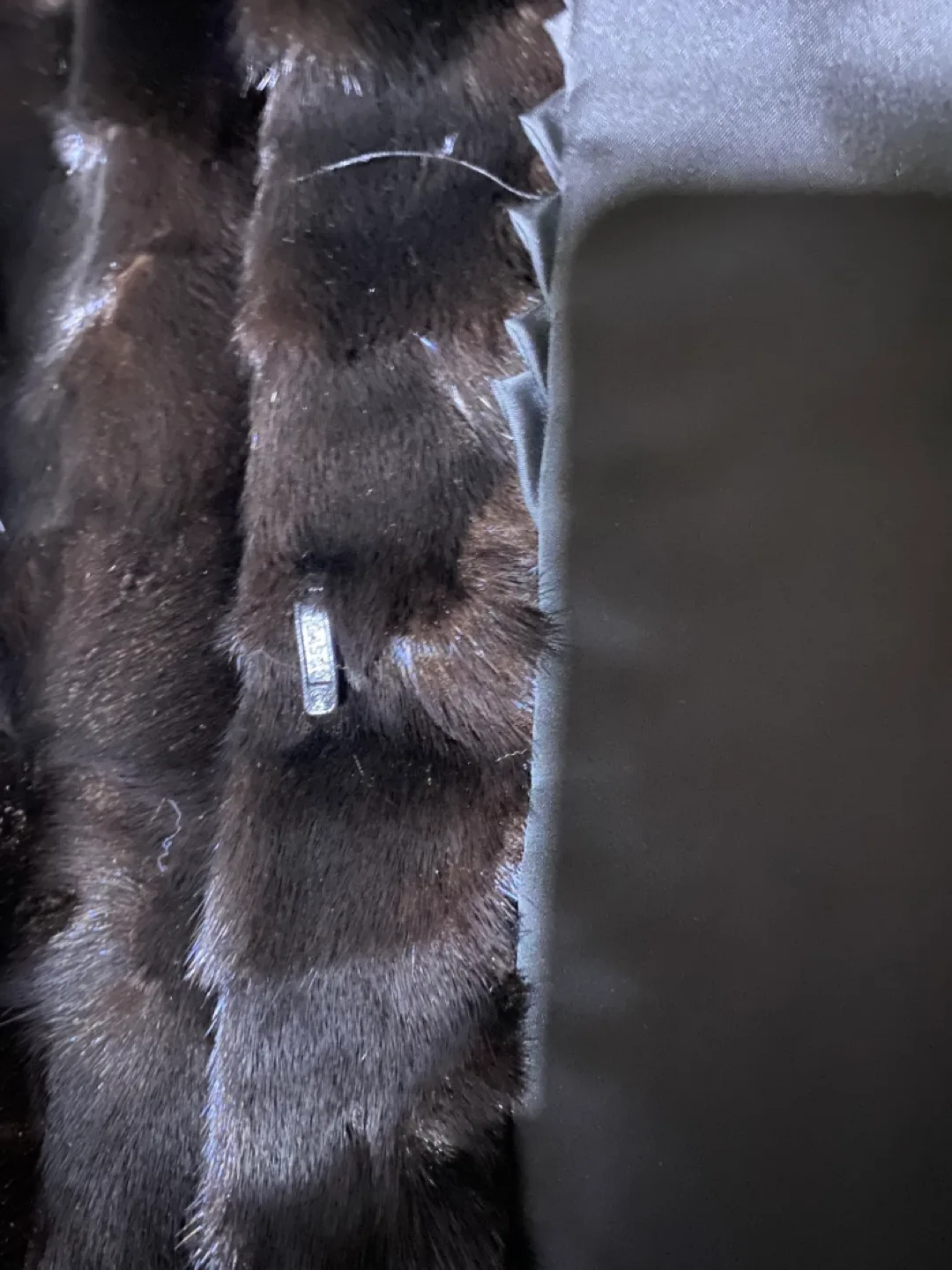 Vintage Mink Fur Coat- Chocolate Brown image indicator(6)