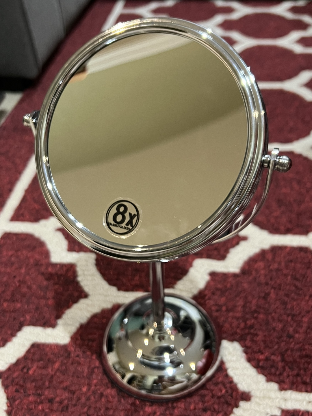 8x Magnifying Double-Sided Vanity Mirror - photo 2