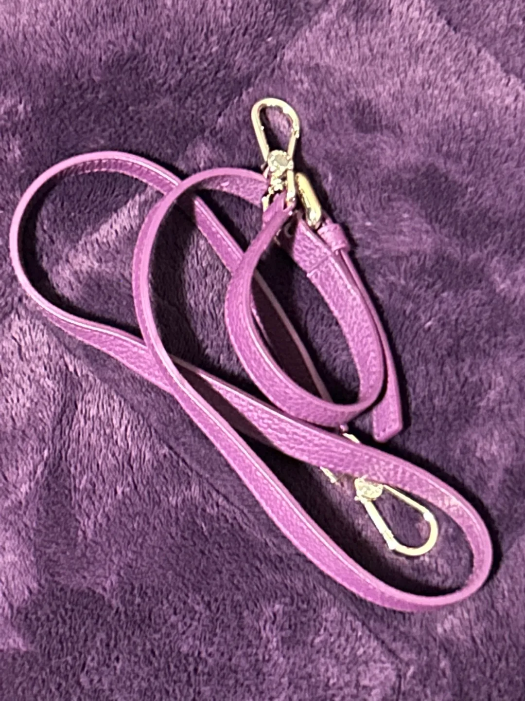 Furla Purple Leather Shoulder Bag image indicator(3)