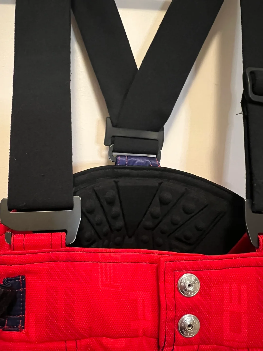 Vintage Red Snow Pants with Suspenders image indicator(4)