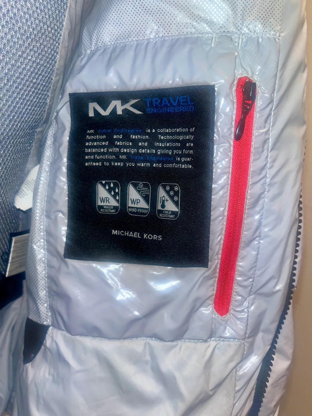 Michael Kors MK Travel Engineered Puffer Jacket - Size M image indicator(4)