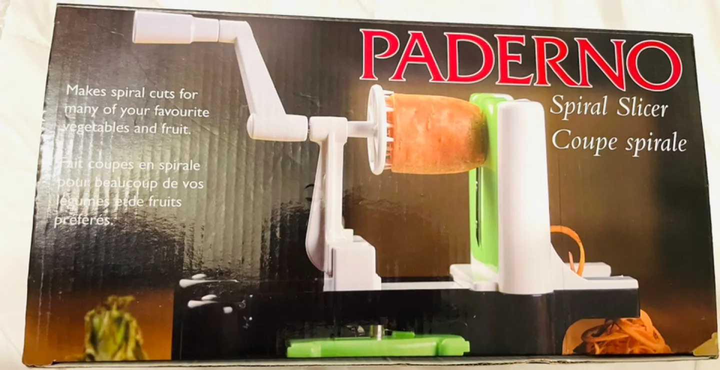Paderno 3 blades Spiral Slicer image indicator(2)