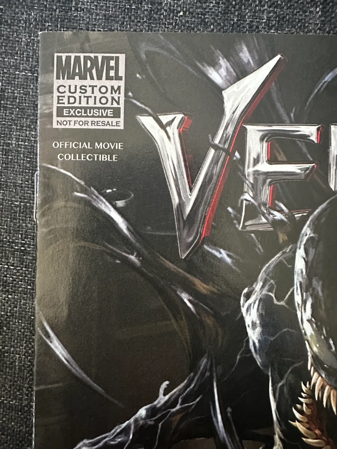 Custom  2018 Venom #1 Tom Hardy, Cover By Skan, Sony Movie image indicator(3)