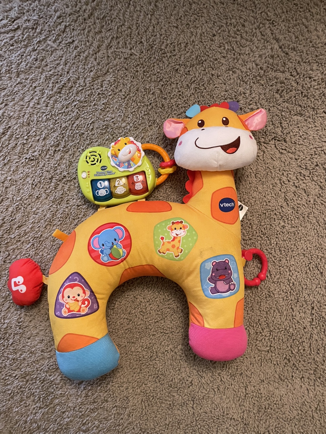 VTech Baby Giraffe Tummy Time Pillow