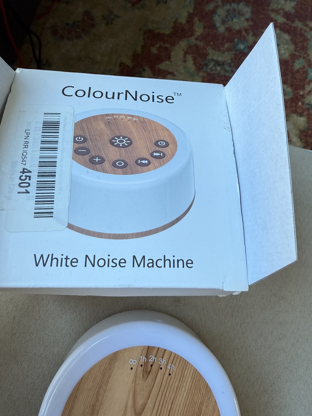 ColourNoise White Noise Machine - R-Wood Grain - photo 2