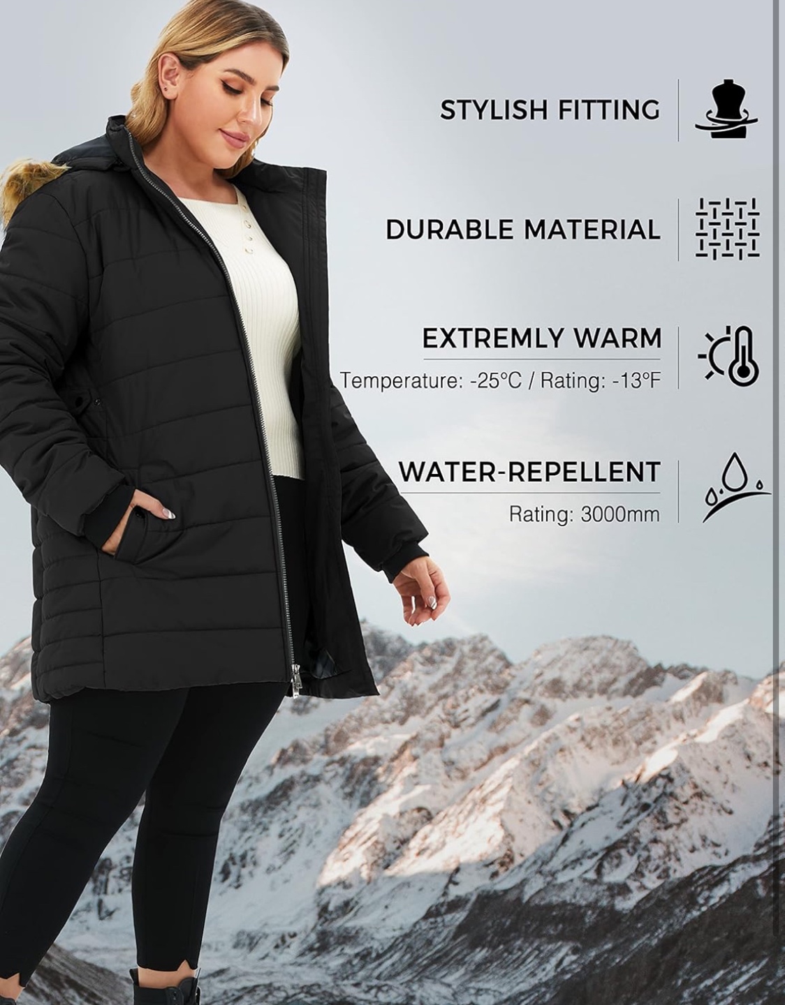 NEW! Soularge Winter Puffer Jacket with Hood - photo 3