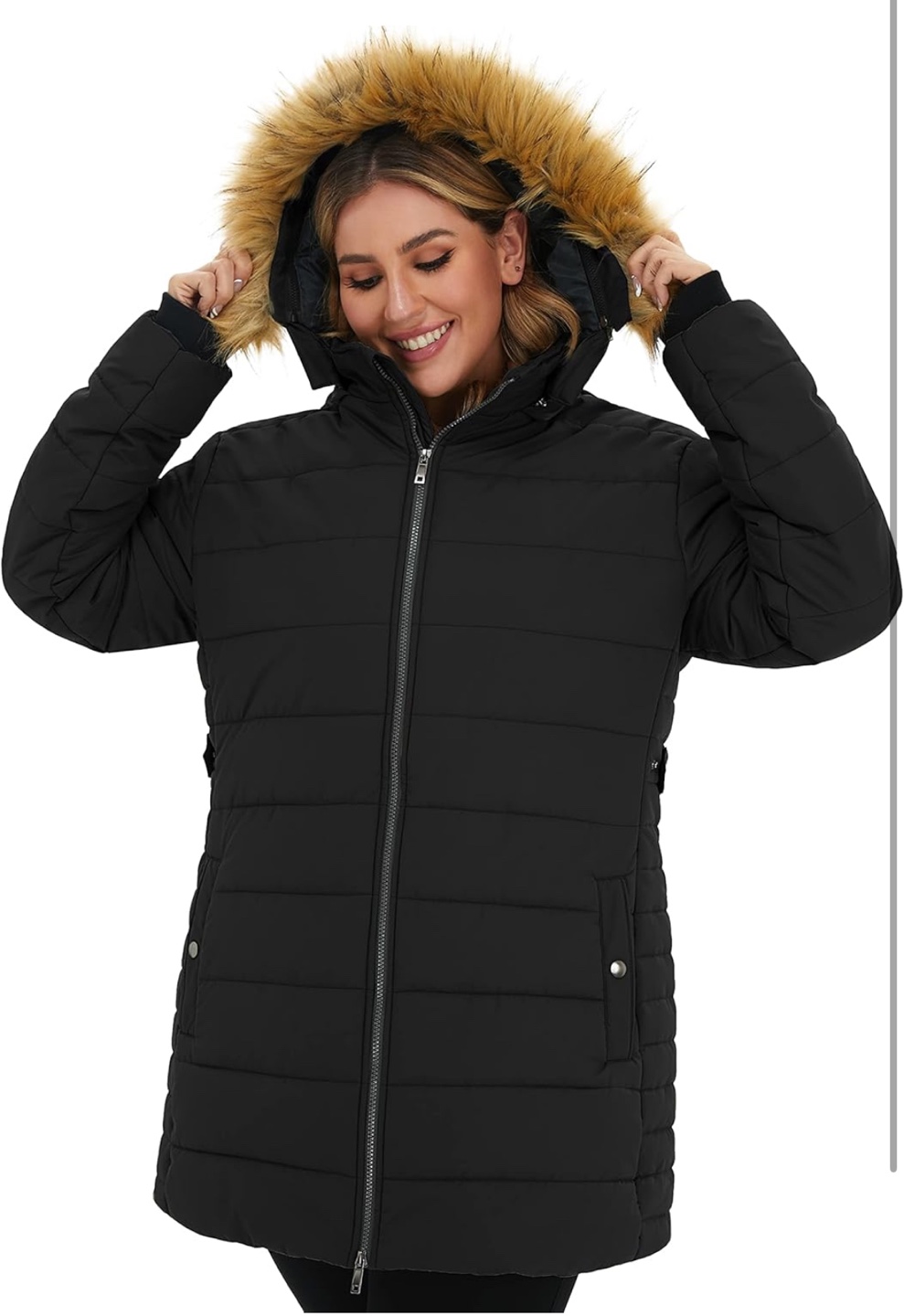 NEW! Soularge Winter Puffer Jacket with Hood
