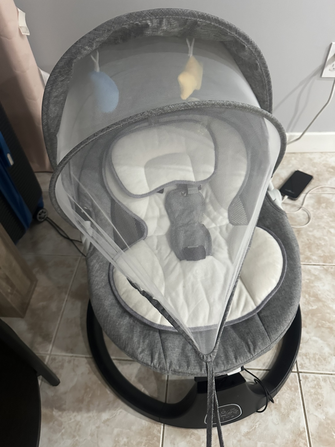 Baby Rocking Chair with Canopy - photo 3