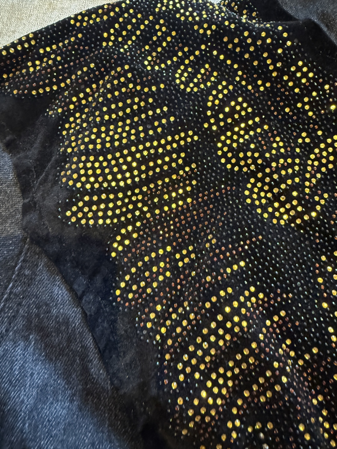 Vintage Y2K Rhinestone Eagle Denim Jacket - photo 4