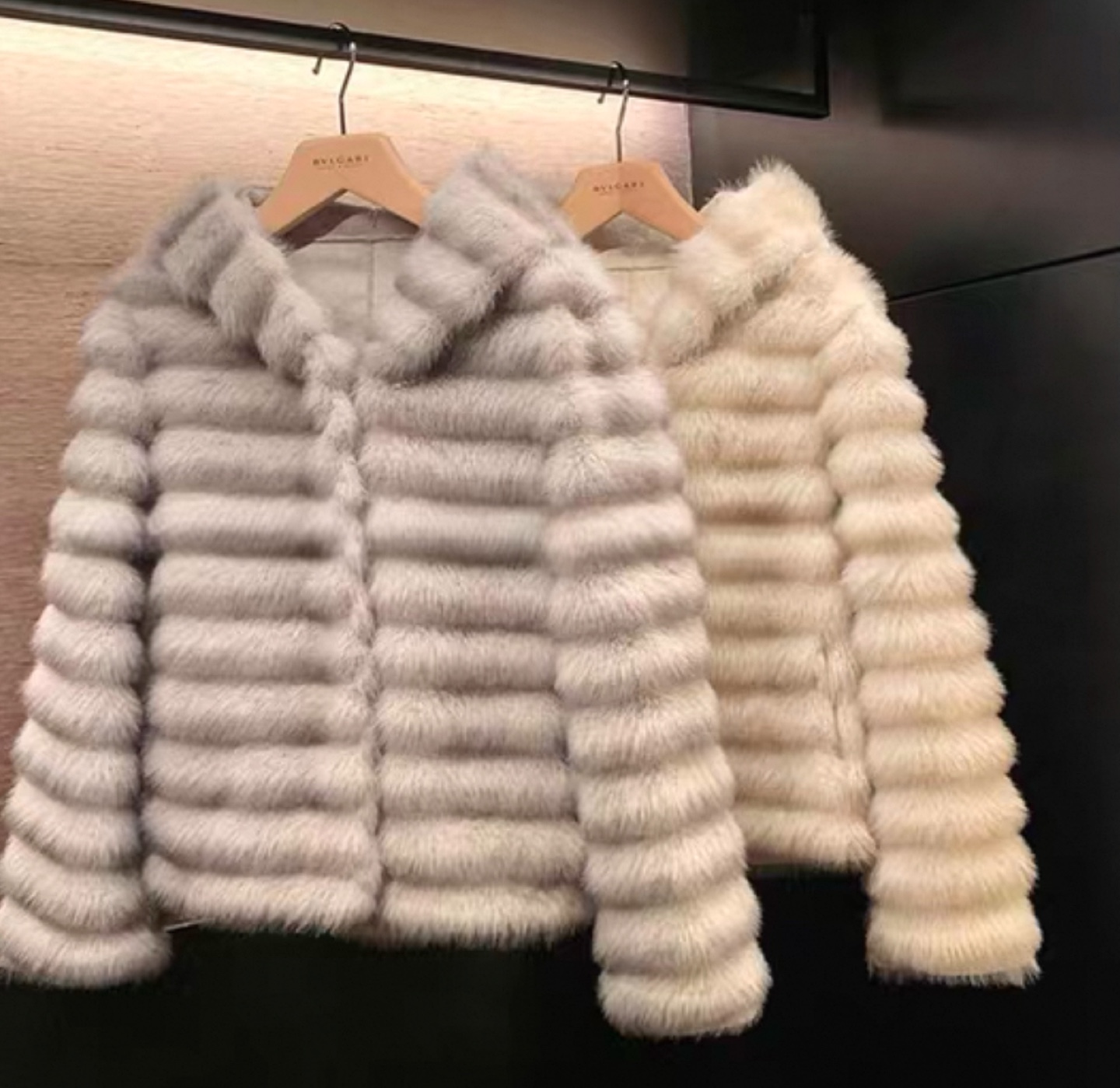 Luxurious Faux Fur Hooded Jacket - photo 2