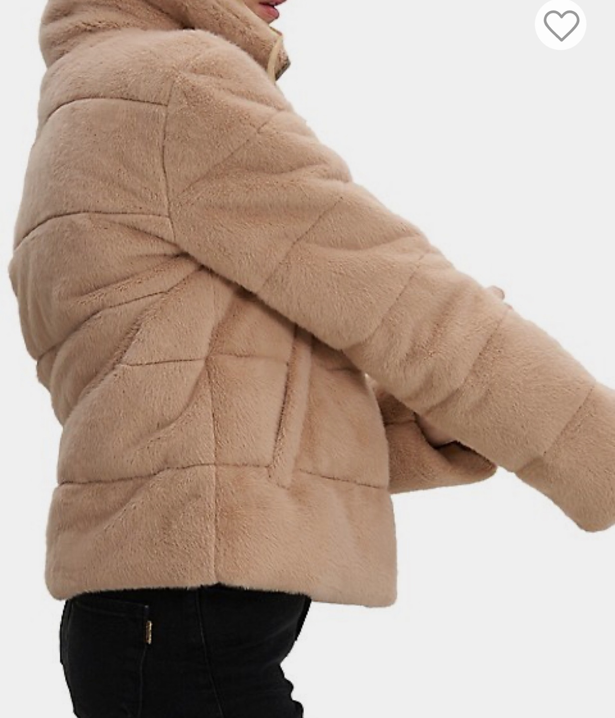 Lightweight Faux Fur Puffer Jacket - Canadian Designer Noize - photo 3