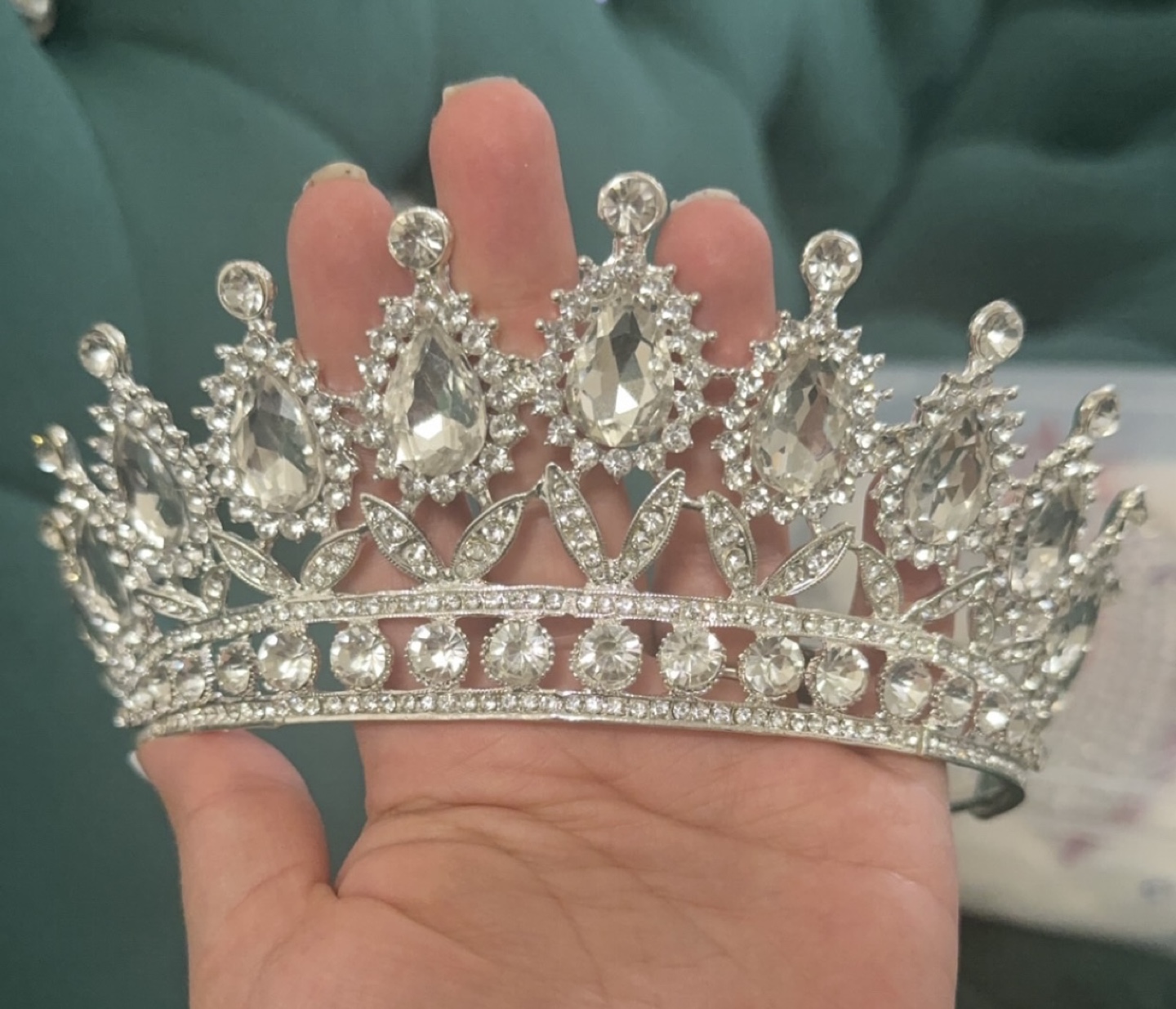 Rhinestone Tiara Crown