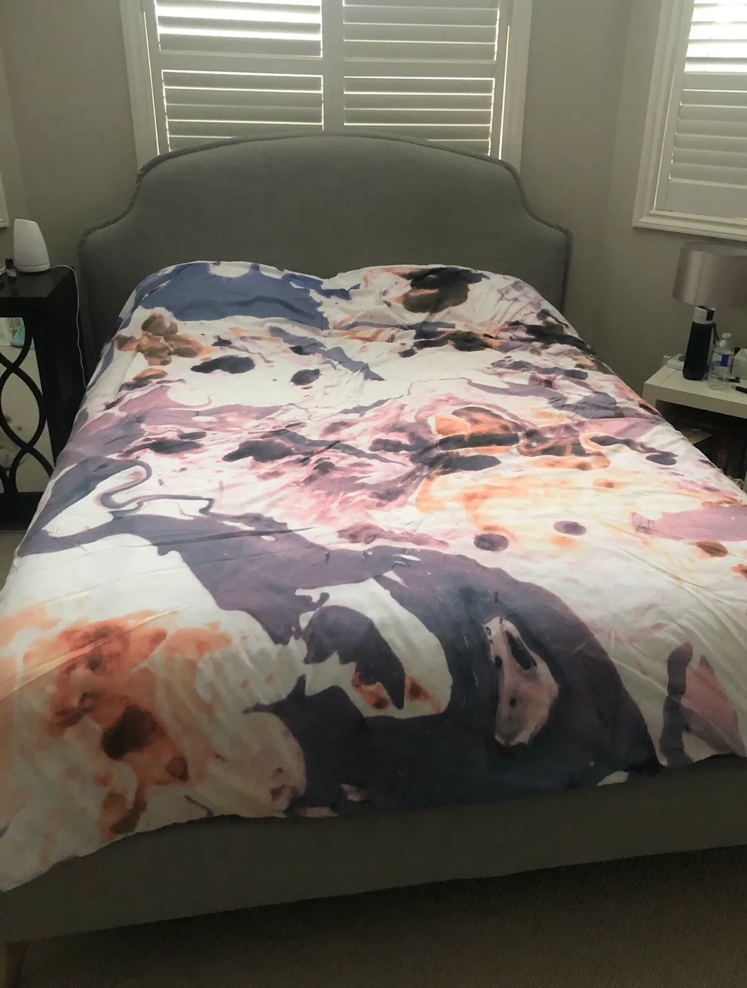 Abstract Print Queen Duvet Cover image indicator(2)