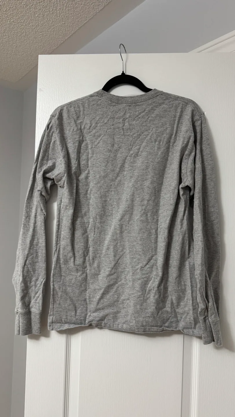 Grey Champion Cropped Long Sleeve Sweatshirt image indicator(5)