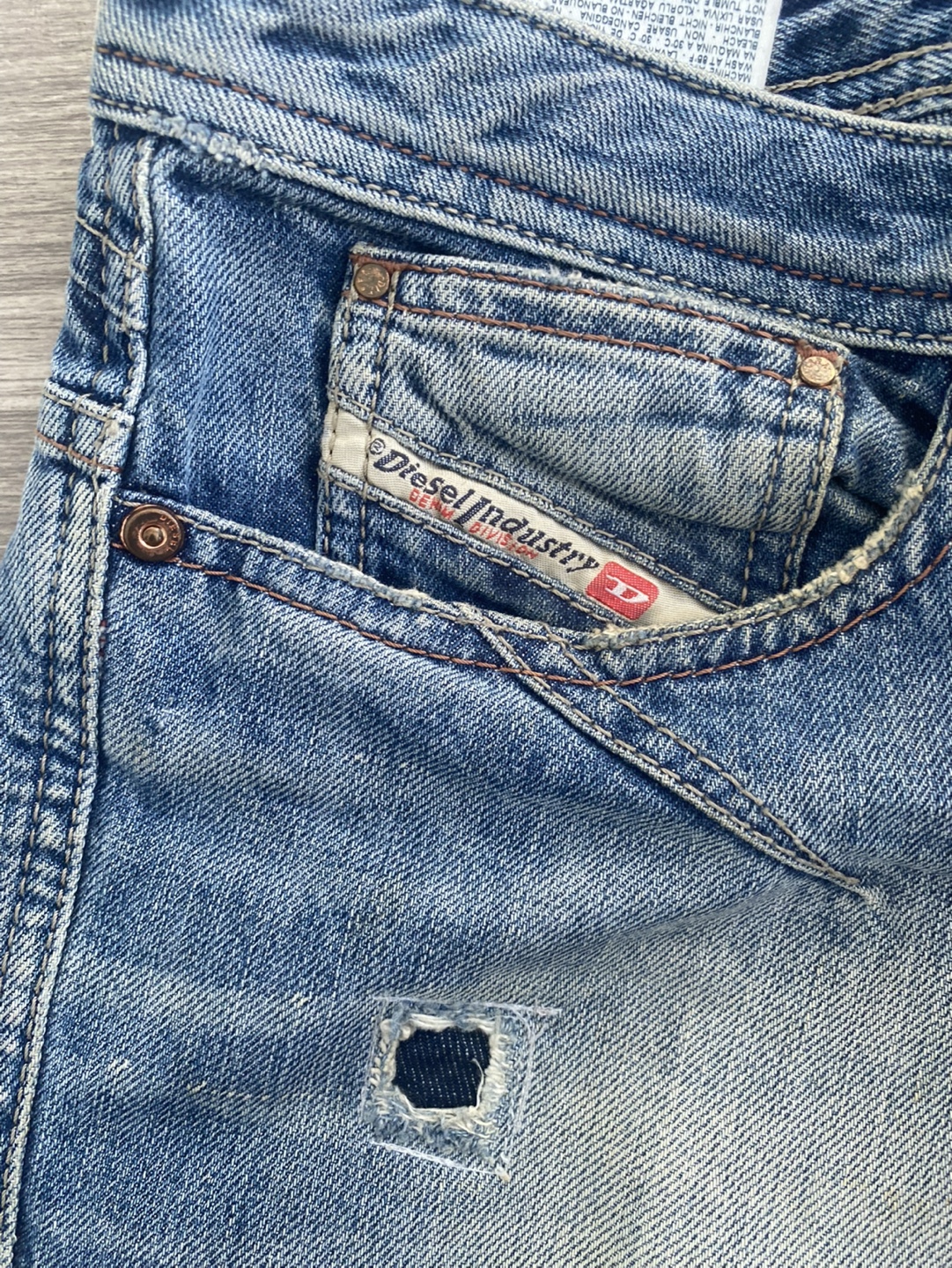 Vintage Diesel Slim-Skinny Jeans Size 29 - photo 3