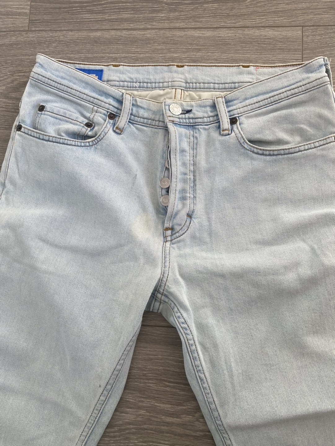Acne Studios Blå Konst River LT Blue Jeans - photo 3