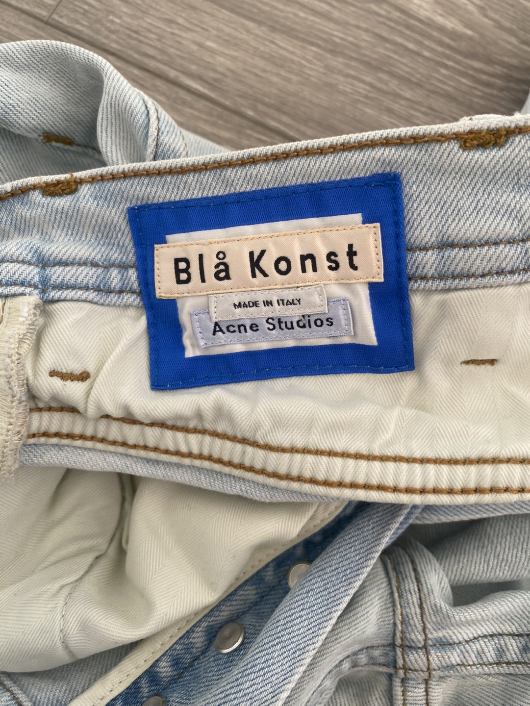 Acne Studios Blå Konst River LT Blue Jeans - photo 4