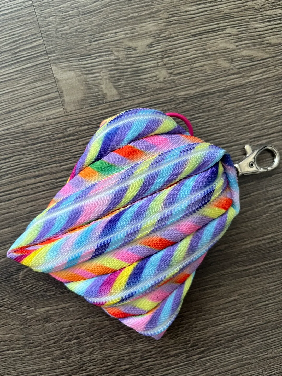 Zipit Rainbow Mini Pouch with Keychain image indicator(2)