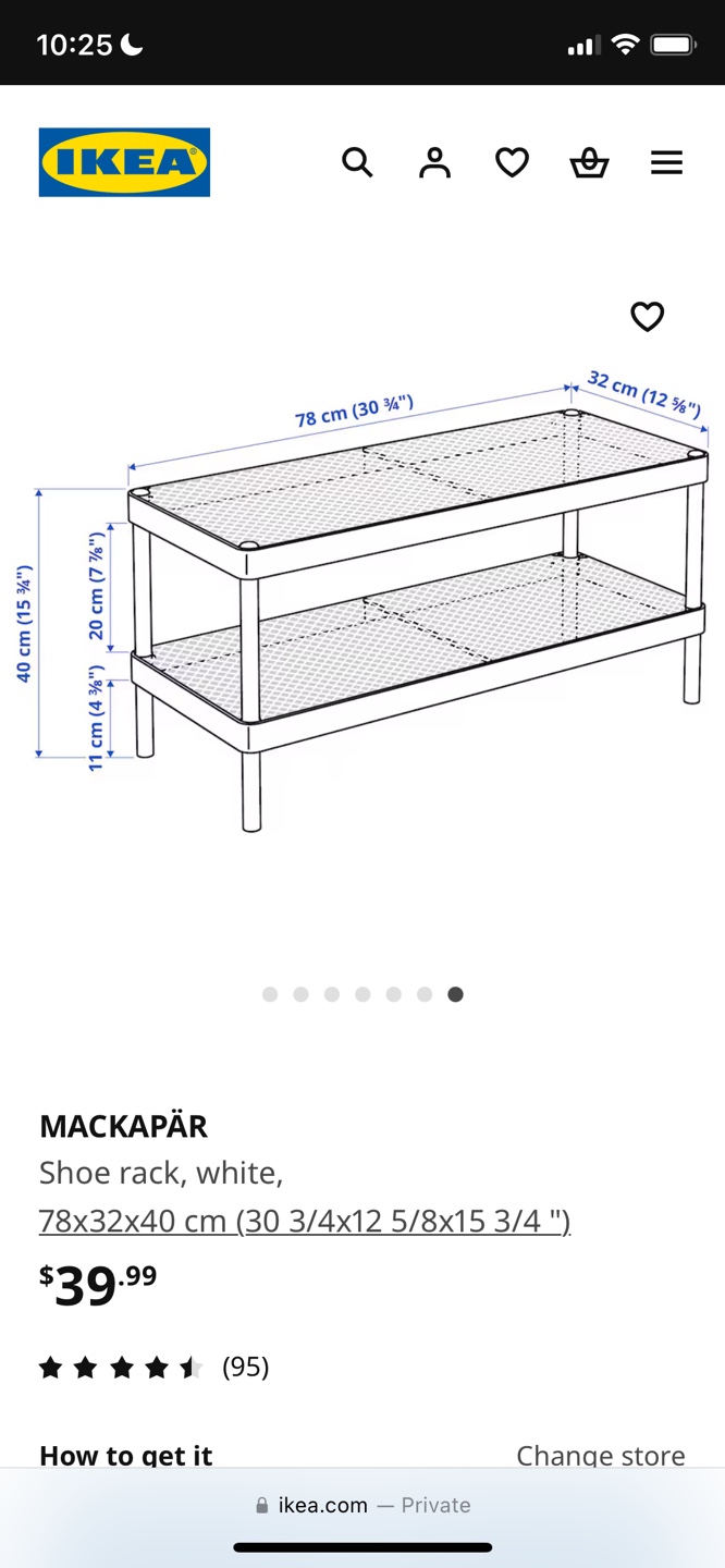 IKEA MACKAPÄR Coat and Shoe Rack - White - photo 4