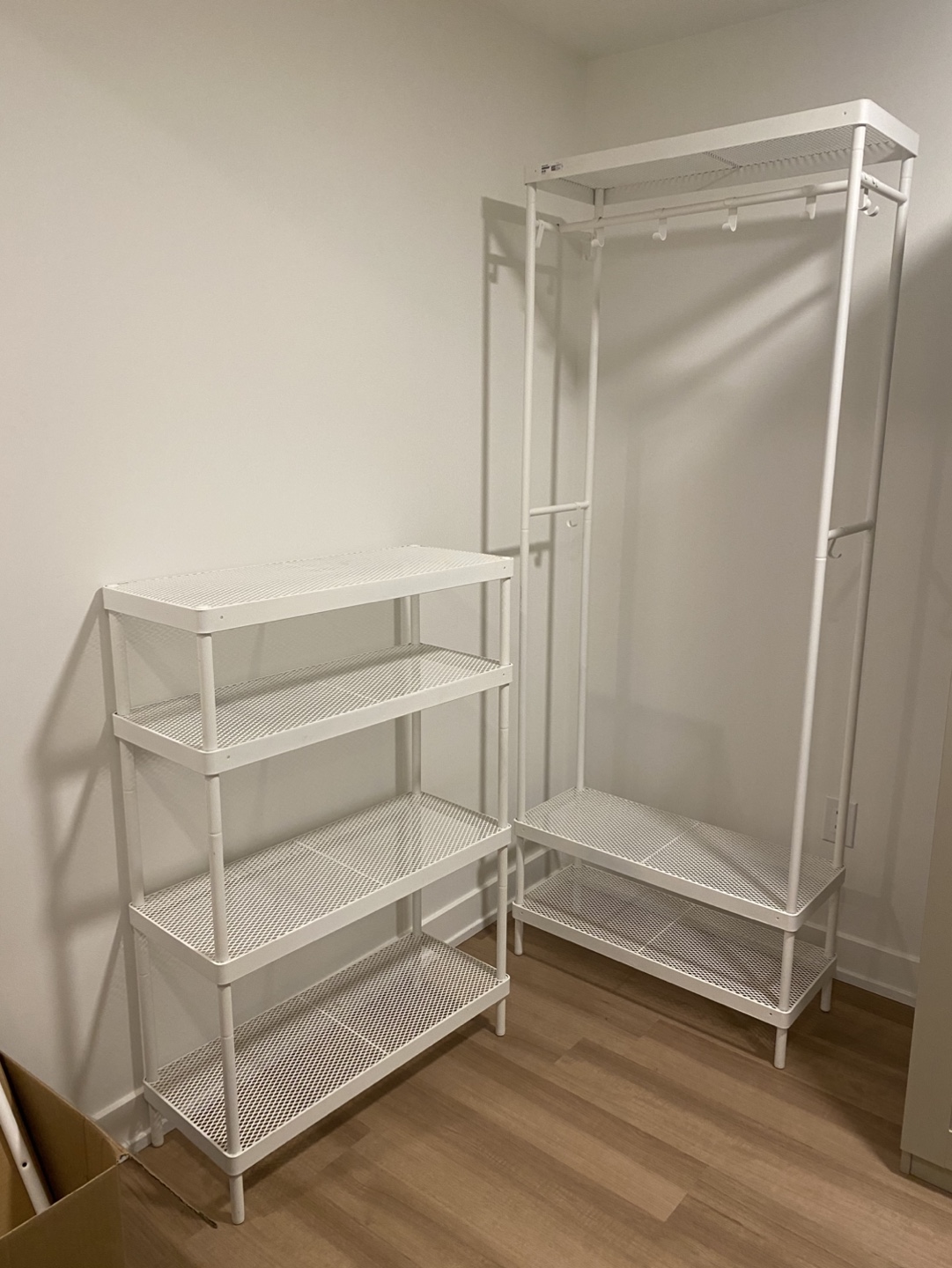 IKEA MACKAPÄR Coat and Shoe Rack - White