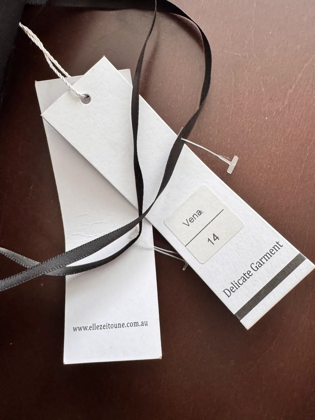 Elegant Black Lace Long Sleeve Gown - Size 14 image indicator(3)