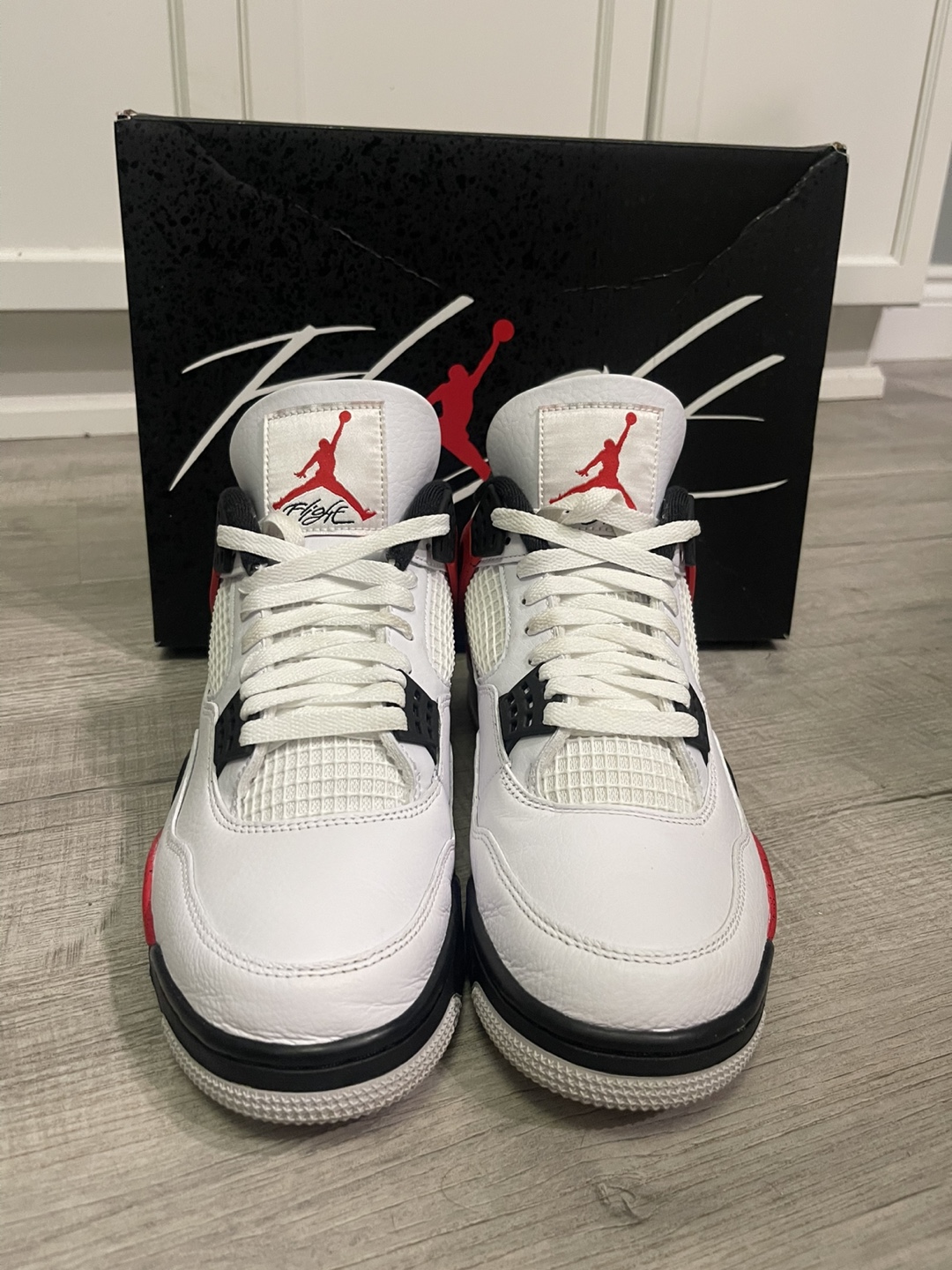 Air Jordan 4 Retro red cement - photo 4