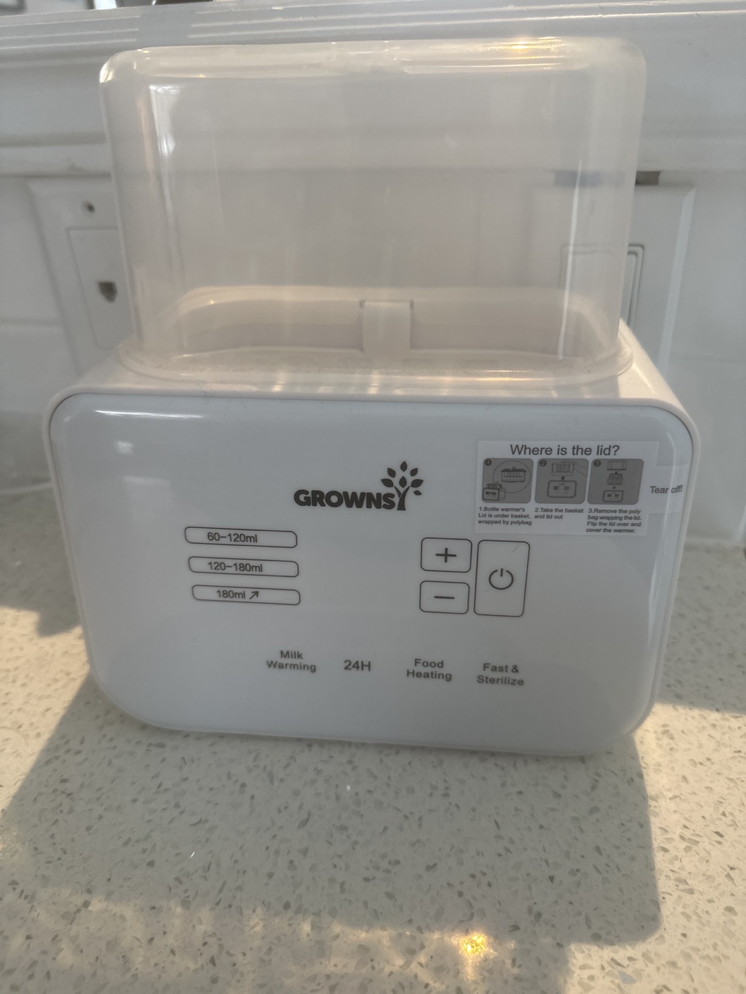 GrownS Baby Bottle Warmer & sterlzer