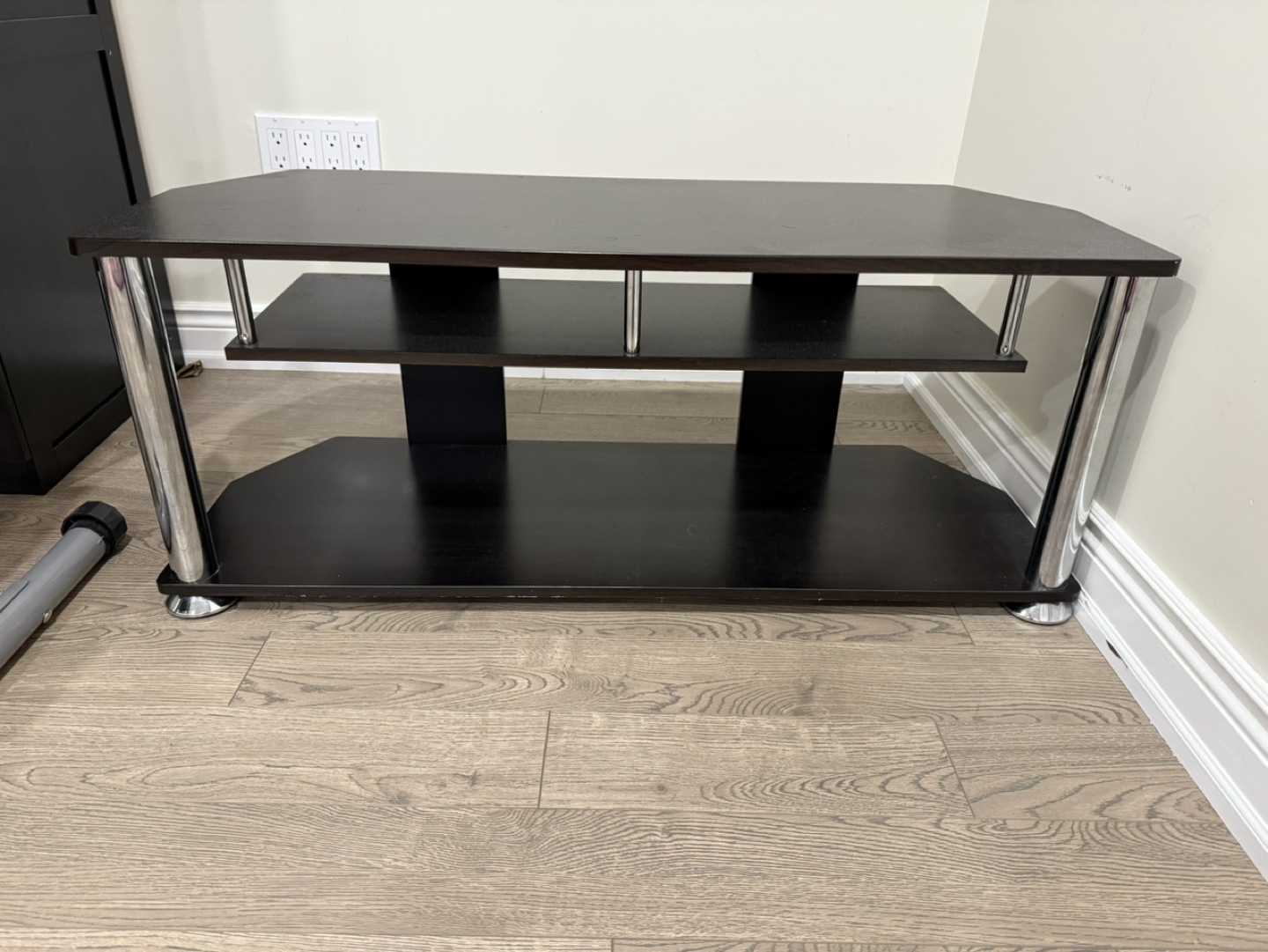 Black with Chrome Legs