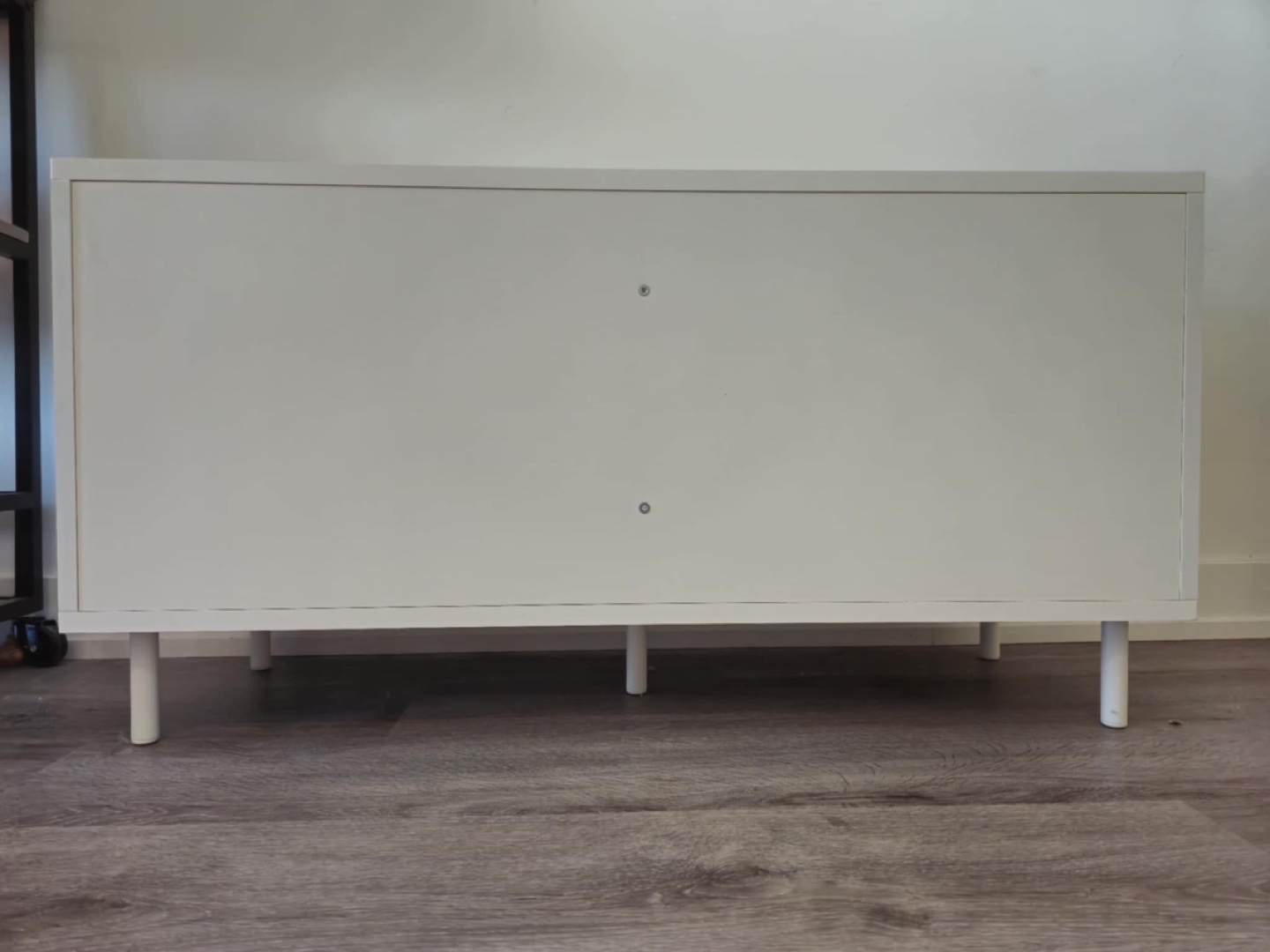 IKEA White Cabinet with Sliding Doors - photo 4