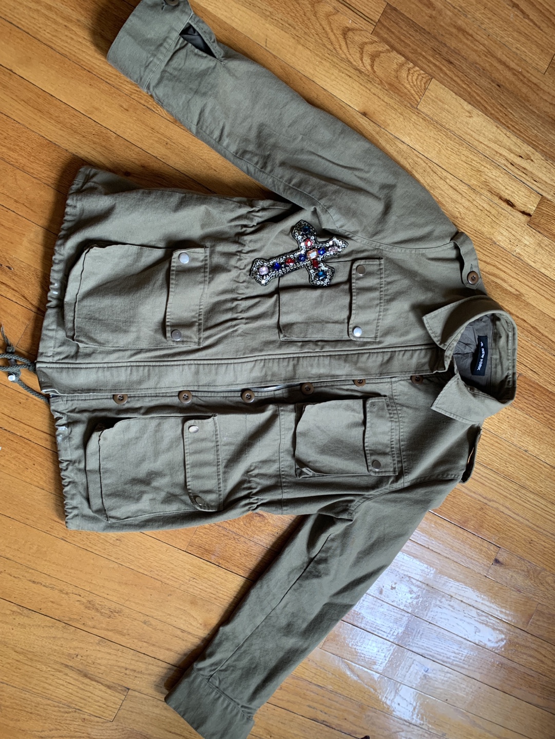 Unique embellished military jacket