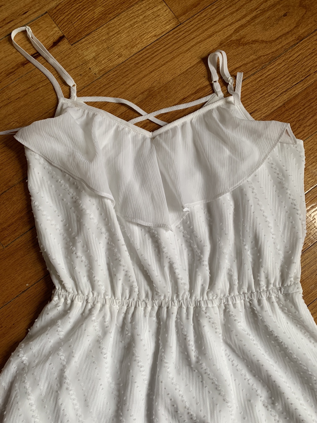 Candie's White High-Low Dress Size Medium - photo 4