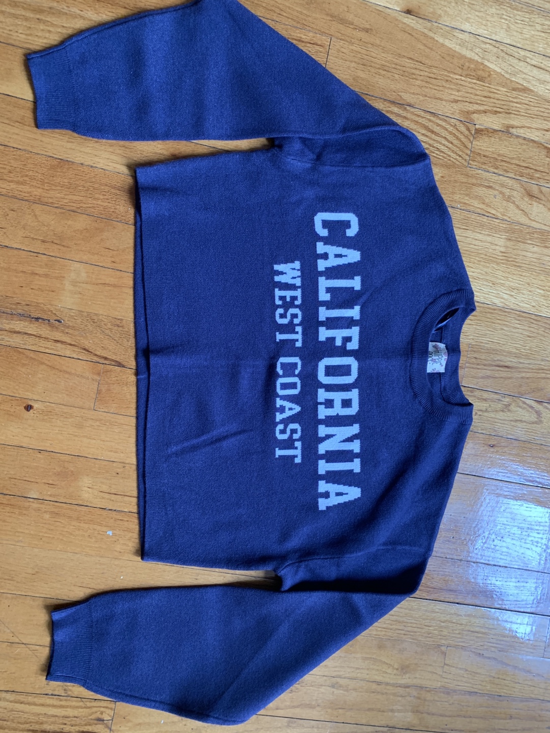 Hippie Rose California West Coast Cropped Sweater