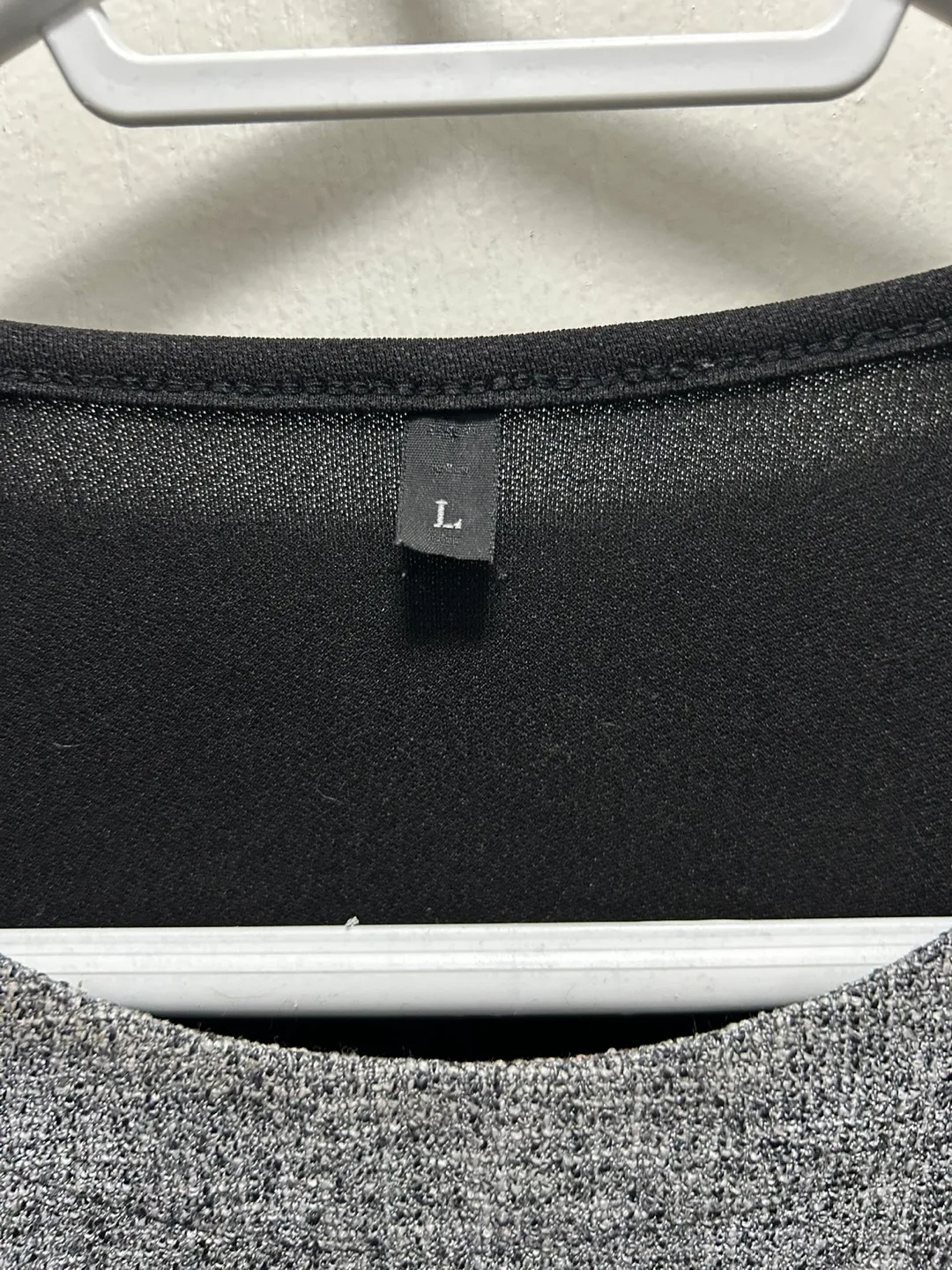 Women's Grey and Black Long Sleeve Top Size Large image indicator(2)