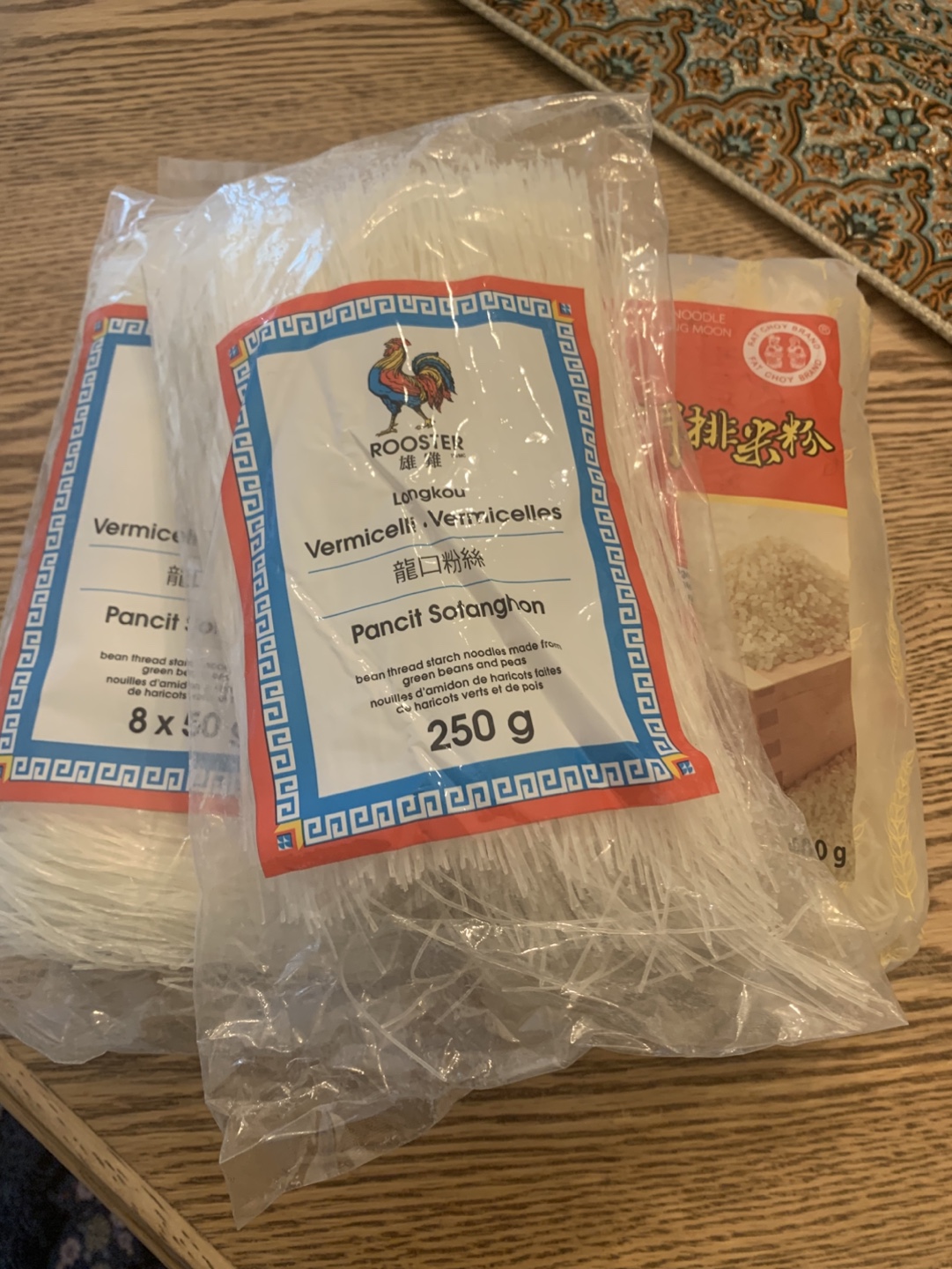 Rooster Brand Longkou Vermicelli Pancit Sotanghon Noodles