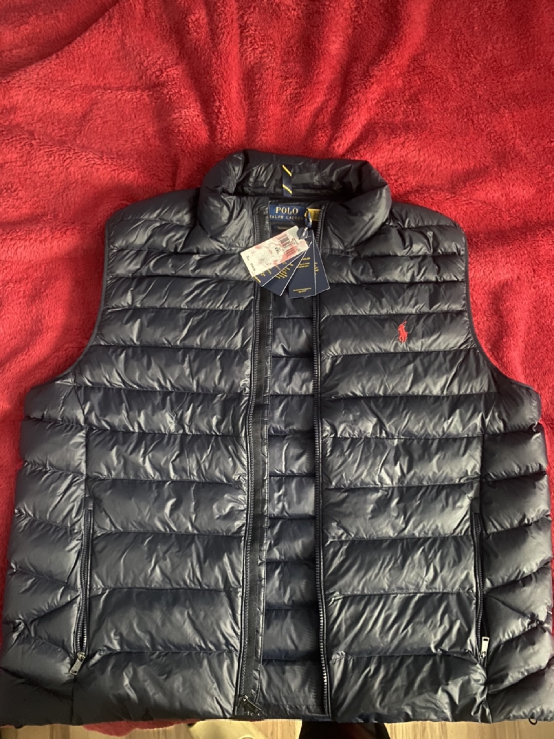 Men's Polo Ralph Lauren Quilted Vest - Navy Blue - photo 2