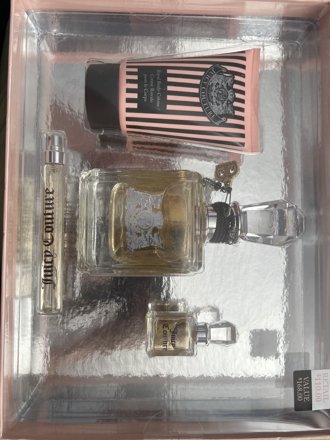 Juicy Couture Gift Set - Perfume, Body Cream & Rollerball
