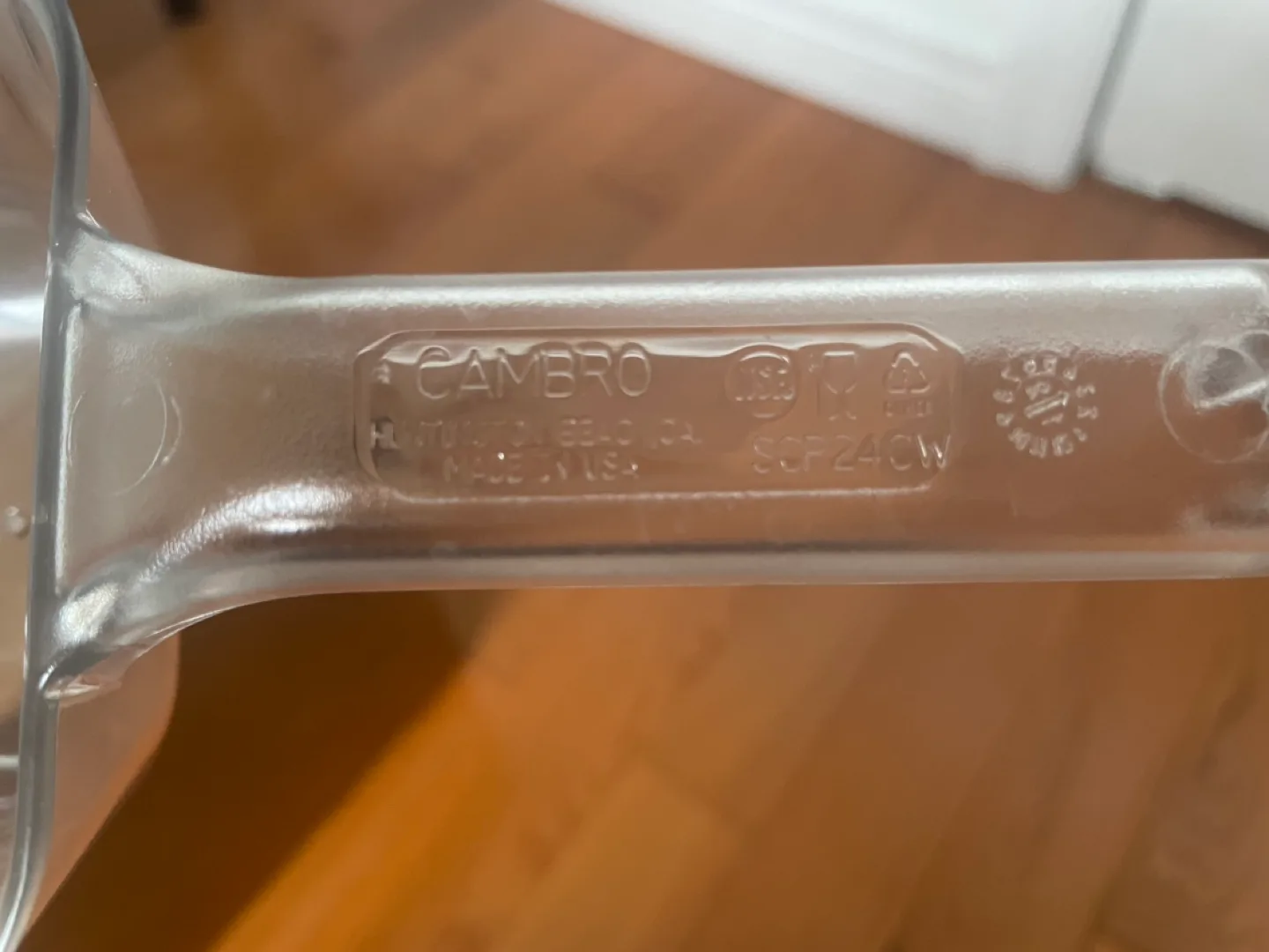 Clear Acrylic Scoop image indicator(3)