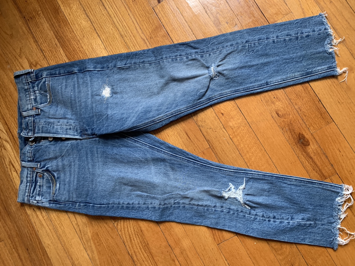 Levi's 501 Jeans, Distressed, Size 26
