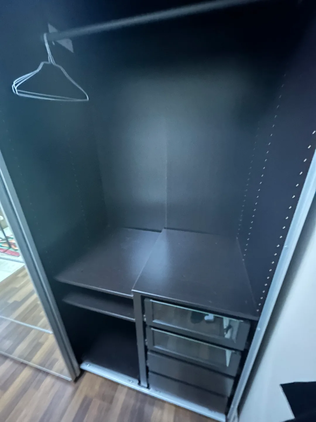 IKEA PAX Wardrobe with Sliding Mirrored Doors image indicator(2)