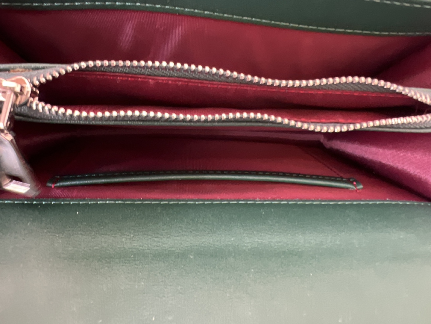 Yves Saint Laurent Green Leather Chain Bag - photo 3