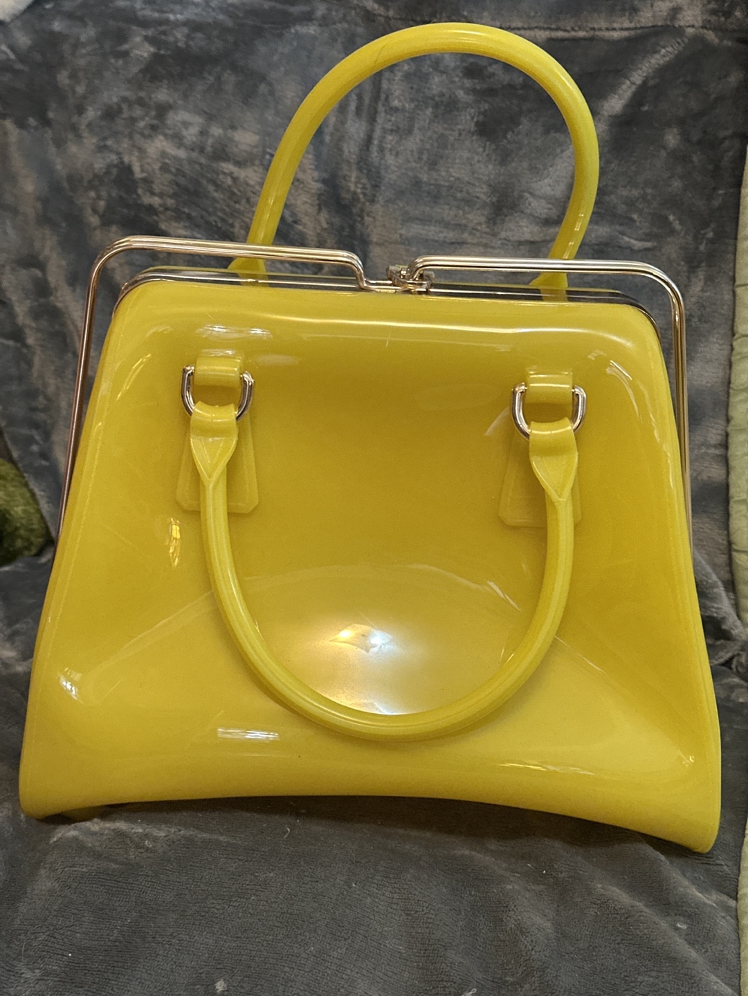 Yellow Jelly Handbag