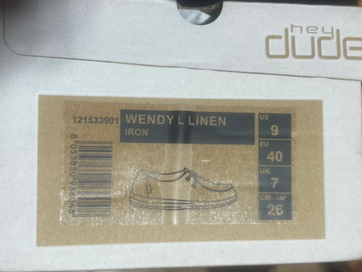 🏈 Hey Dude Wendy Linen Loafers - Size 9 image indicator(5)