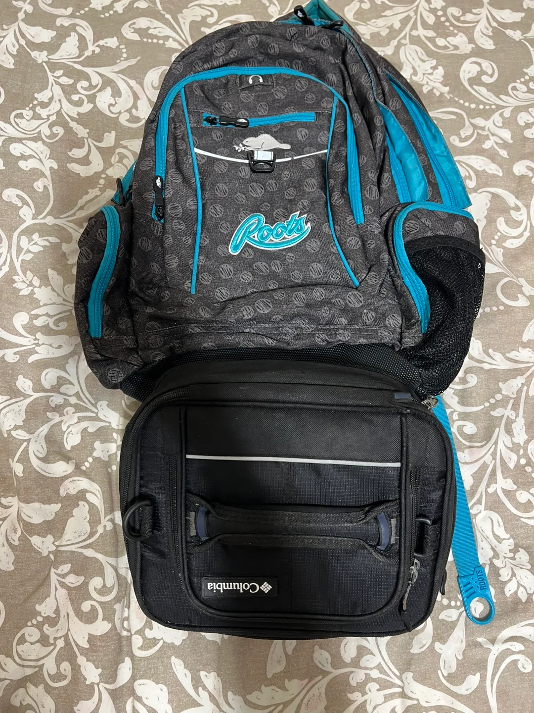 Roots Backpack and Columbia Lunch Bag thumbnail