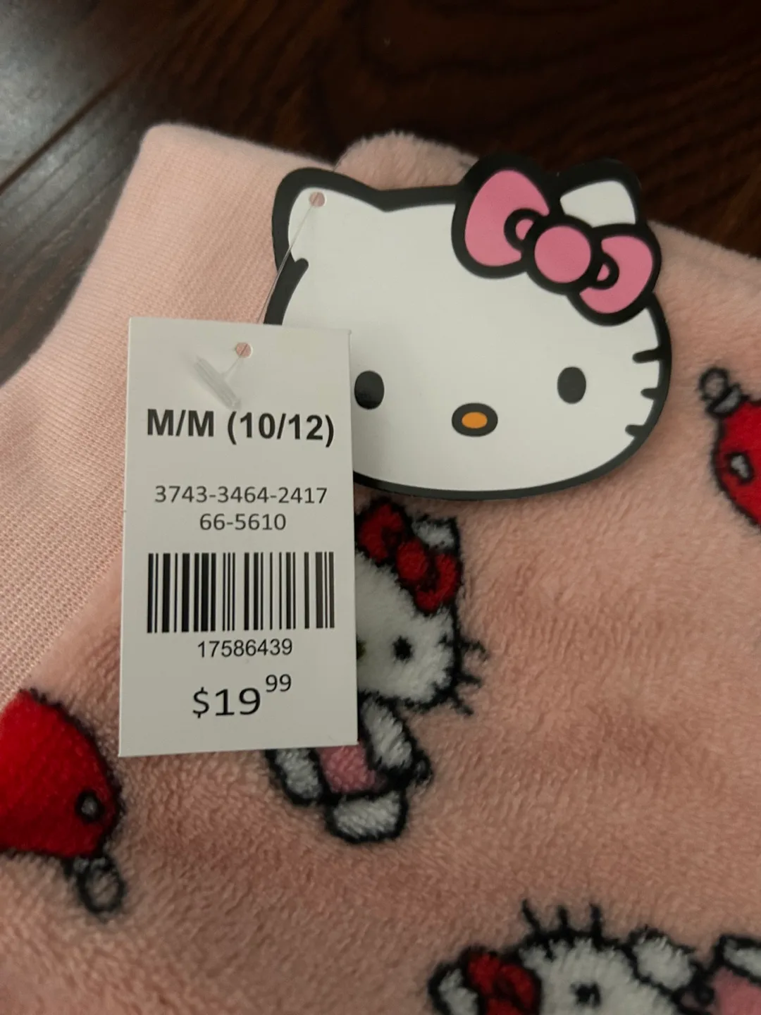 Hello Kitty Fleece Pajama Pants - Size Medium image indicator(2)