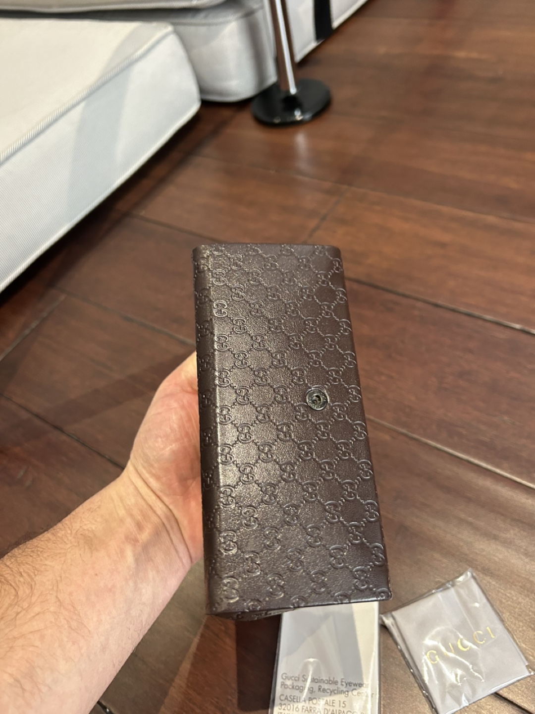 Gucci Eyewear Case with Microfibre Cloth - photo 4